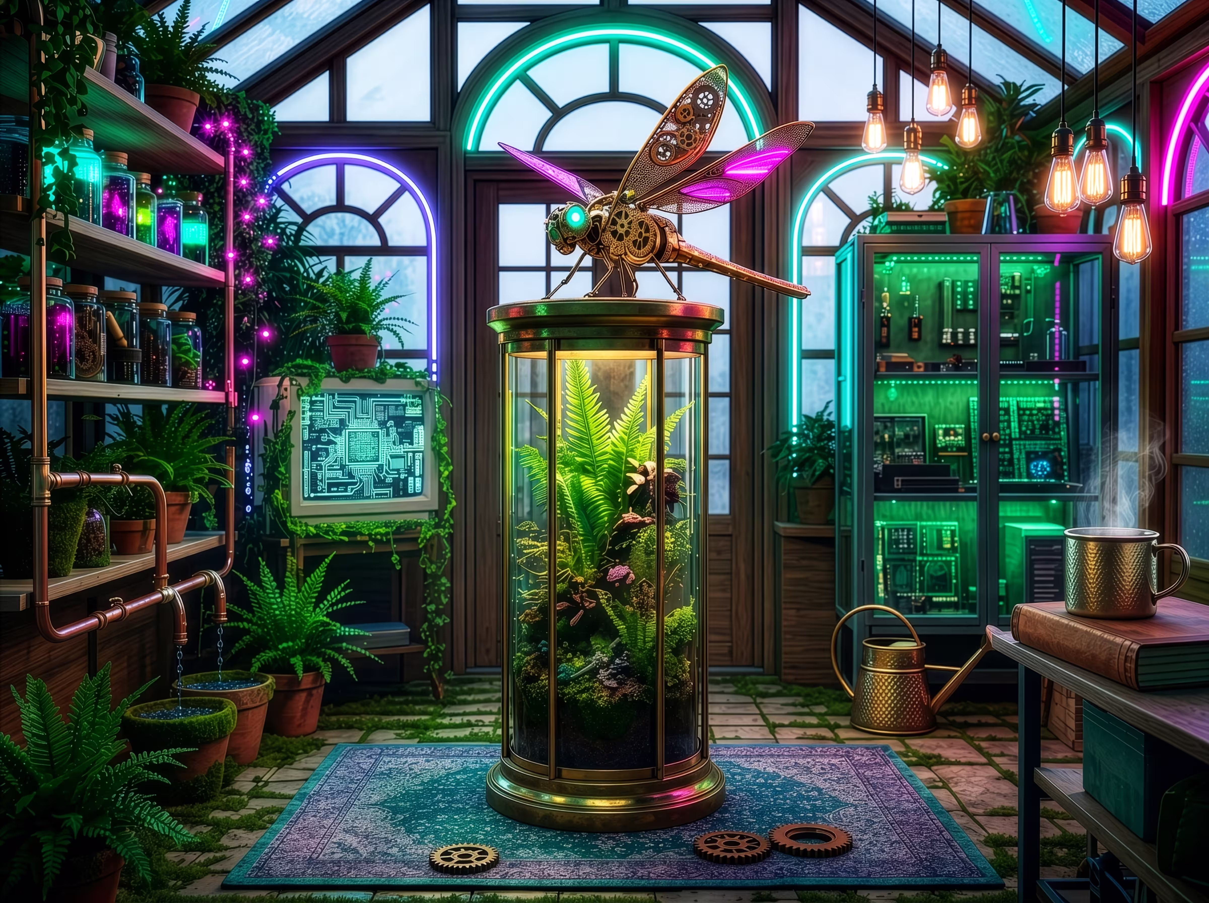 Steampunk Greenhouse