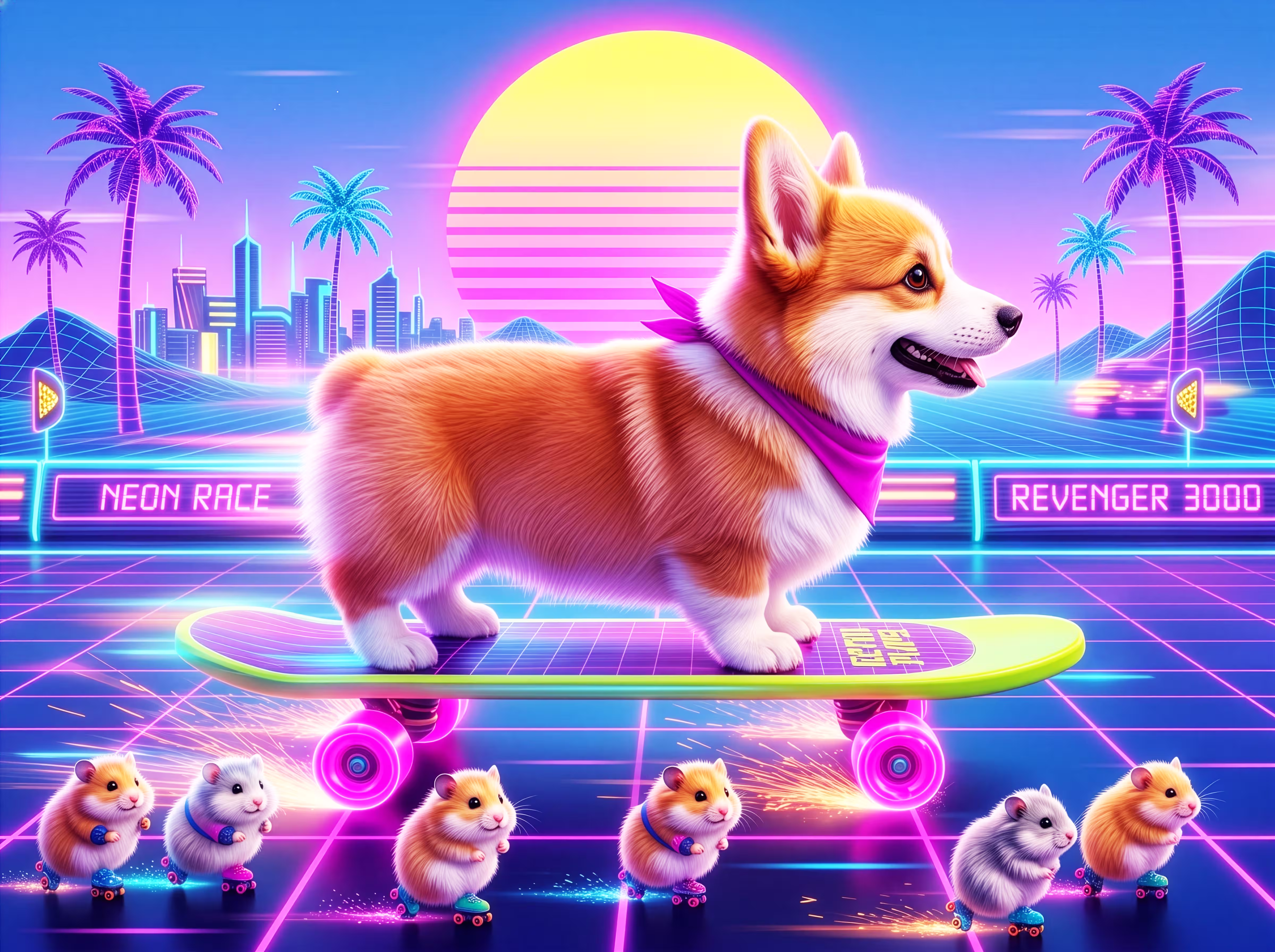Neon Paws Speedrun